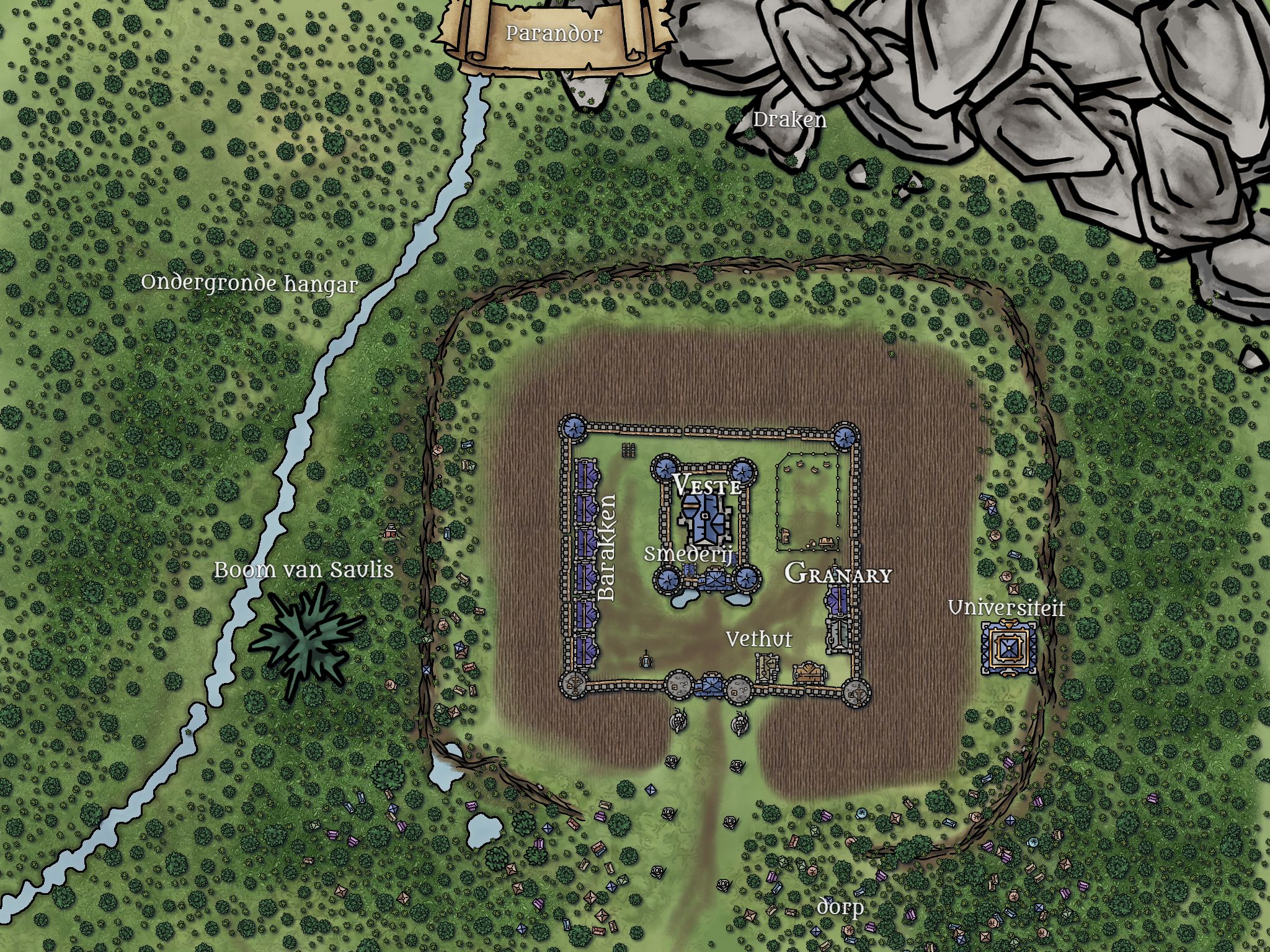 Parandor Top-down view